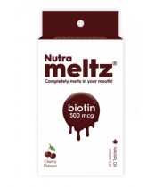 Nutrameltz Biotin 500mcg - Cherry Flavour